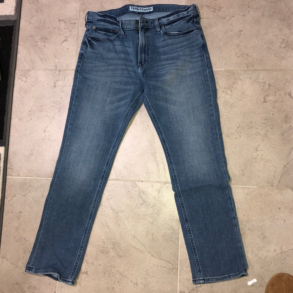 Express Rococo Light Blue Jeans Slim fit 3430 Mens